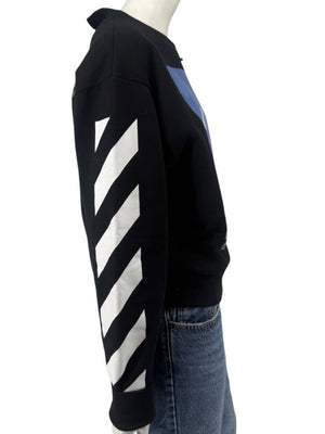 Off-White c/o Virgil Abloh “Business Casual” Bernini ‘Spliced’ Sweatshirt – Size S