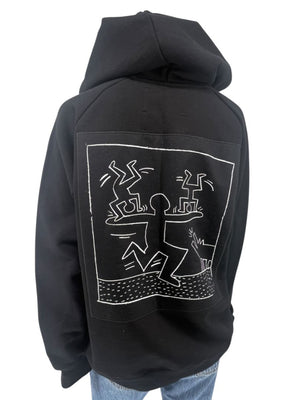 Keith Haring NYC transit Hoodie - Men's Size XS