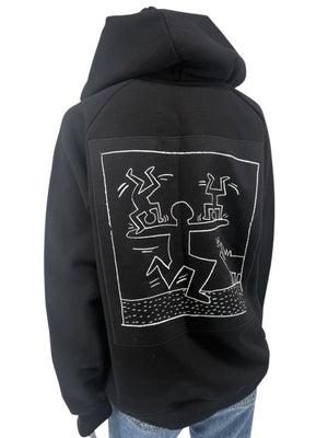 Keith Haring NYC transit Hoodie - Men's Size XS