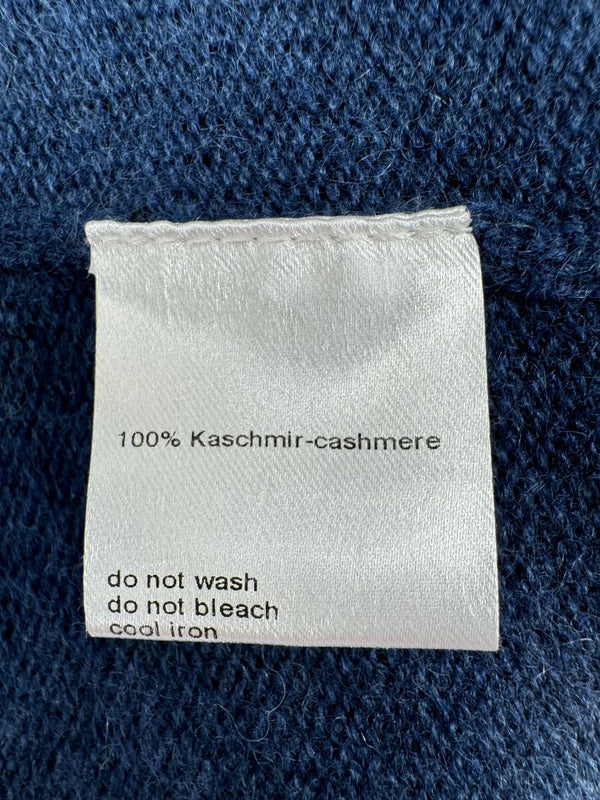 Akris Navy Zip-Front Cashmere Knit Dress – Size US 8 / FR 40