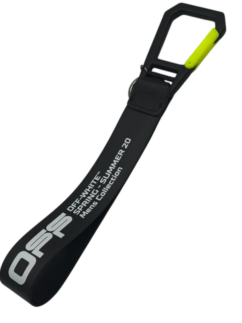 Off-White™ Logo Strap Keychain / Bag Clip – 12"
