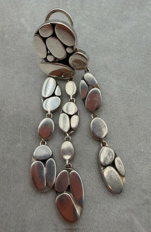 John Hardy Kali Sterling Silver Pebble Station Necklace & Drop Earrings Set