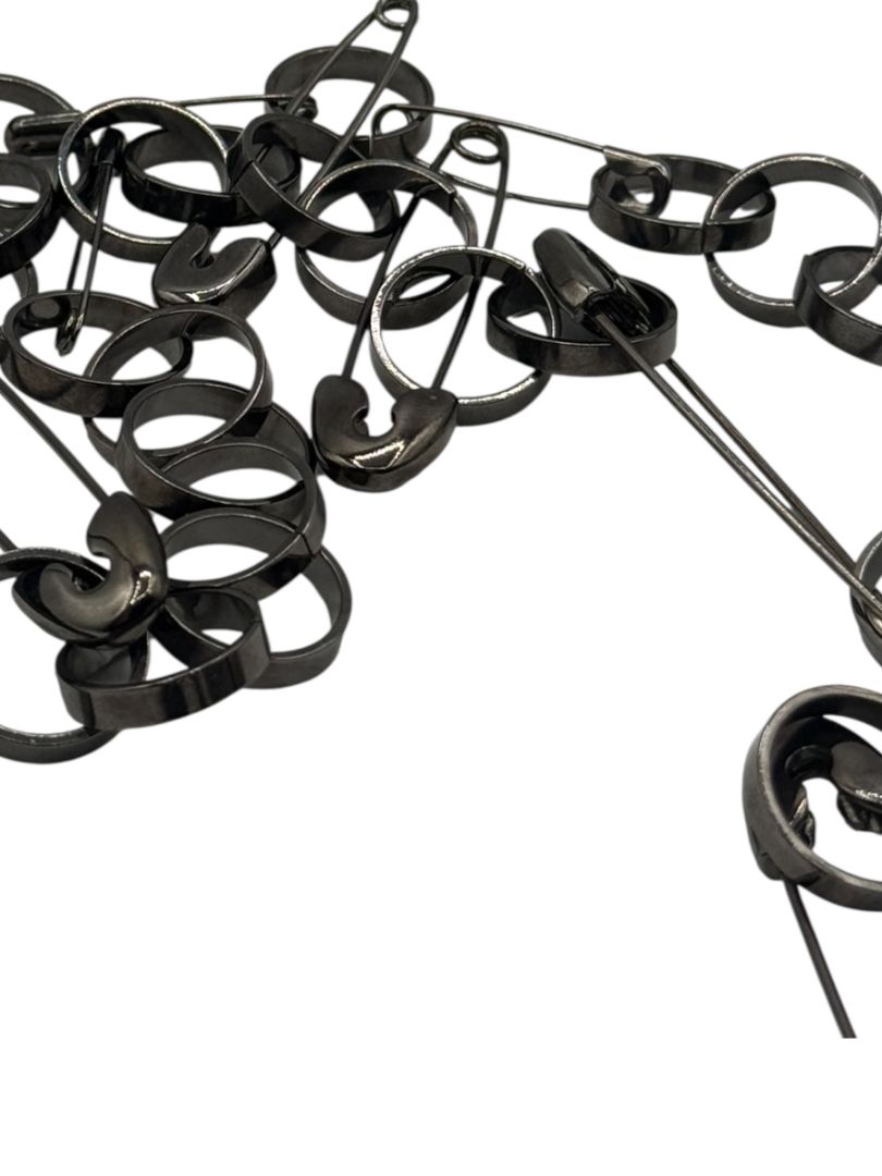 Gianfranco Ferré Gunmetal Chain Link Necklace – NWT