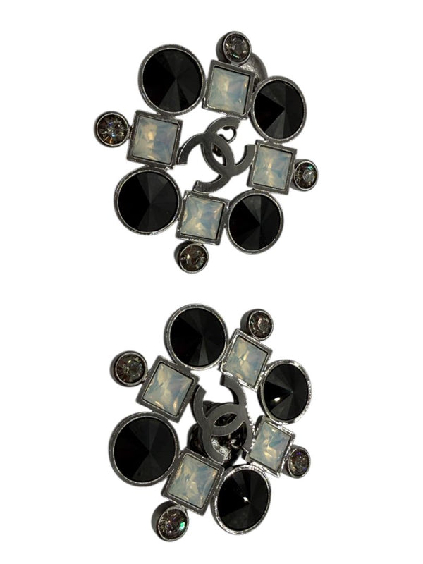 Chanel Fall 2005 Crystal & Resin CC Cufflinks – 2”