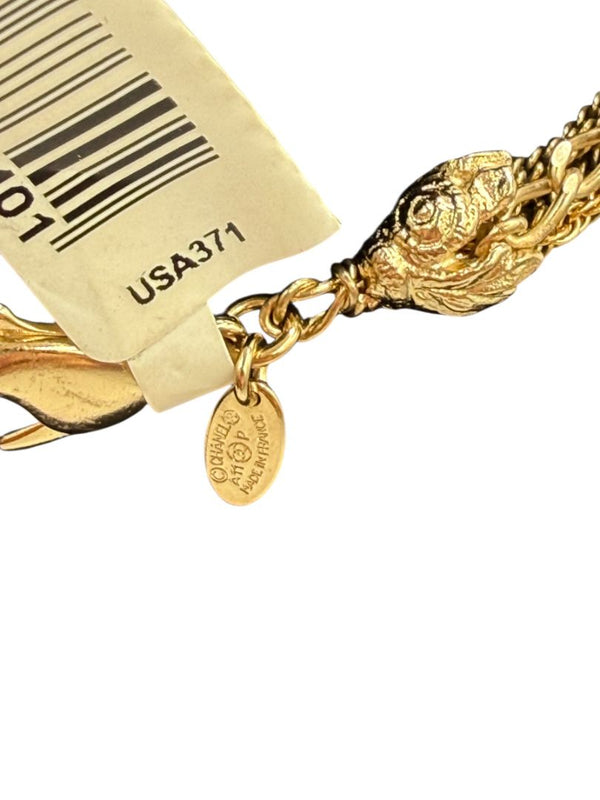 Chanel Lion Head Tassel Necklace with CC Charms – Fall 2011 – 20"