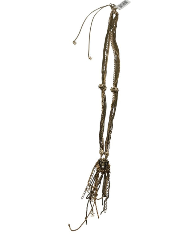 Chanel Lion Head Tassel Necklace with CC Charms – Fall 2011 – 20"