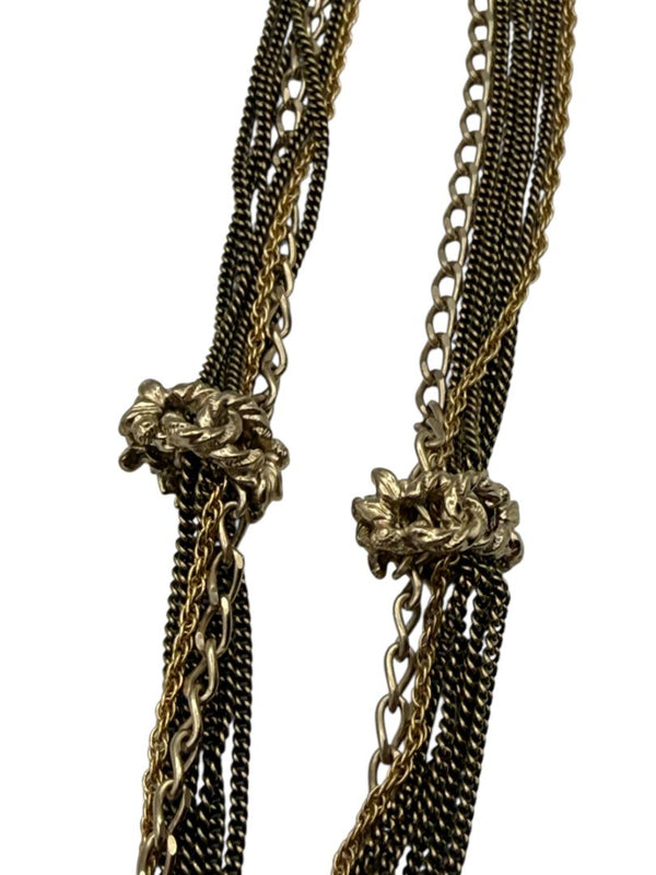 Chanel Lion Head Tassel Necklace with CC Charms – Fall 2011 – 20"