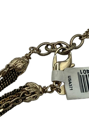 Chanel Lion Head Tassel Necklace with CC Charms – Fall 2011 – 20"