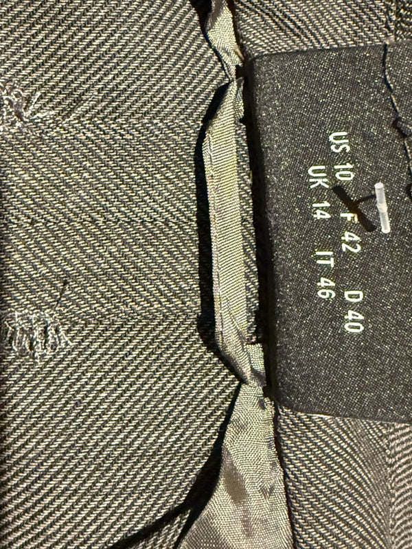 Akris Grey Wool & Silk Blend Pant Suit – Size 10