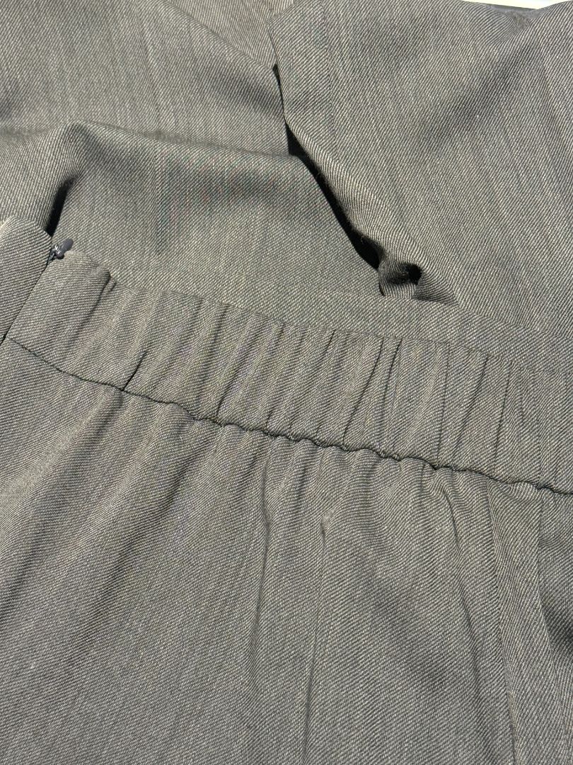 Akris Grey Wool & Silk Blend Pant Suit – Size 10