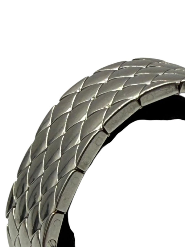 Chanel Matelassé Diamond Bezel Wristwatch