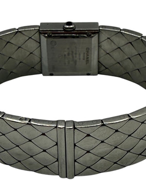 Chanel Matelassé Diamond Bezel Wristwatch