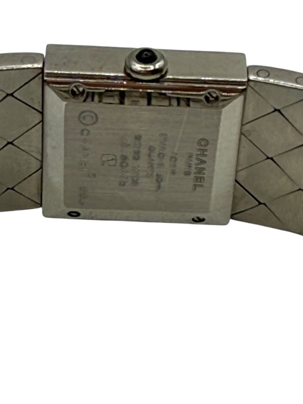 Chanel Matelassé Diamond Bezel Wristwatch