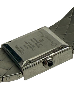 Chanel Matelassé Diamond Bezel Wristwatch