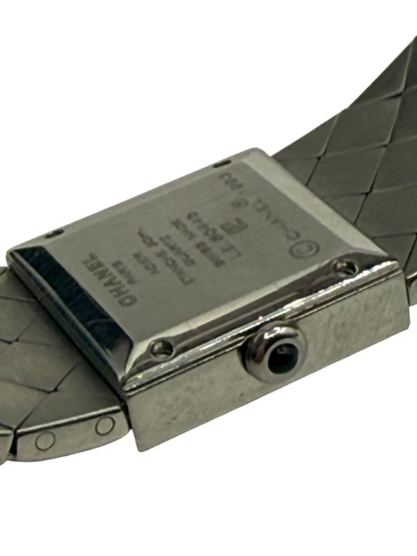 Chanel Matelassé Diamond Bezel Wristwatch