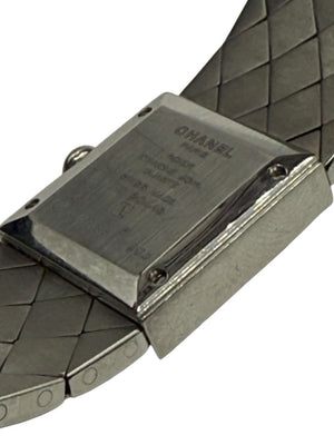Chanel Matelassé Diamond Bezel Wristwatch