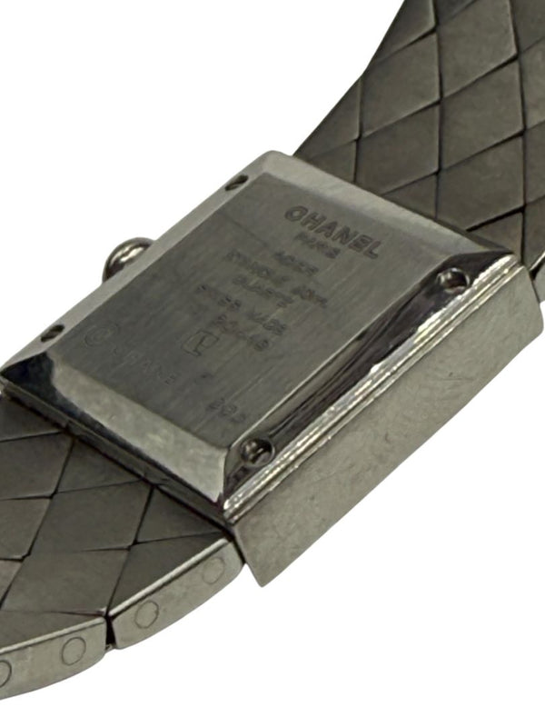 Chanel Matelassé Diamond Bezel Wristwatch