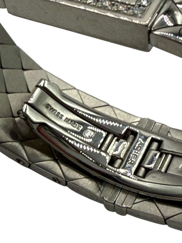 Chanel Matelassé Diamond Bezel Wristwatch