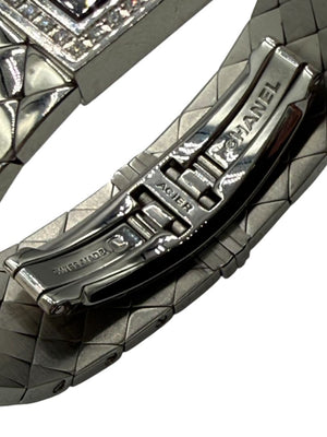 Chanel Matelassé Diamond Bezel Wristwatch