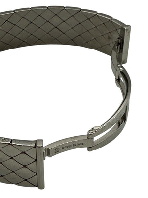 Chanel Matelassé Diamond Bezel Wristwatch