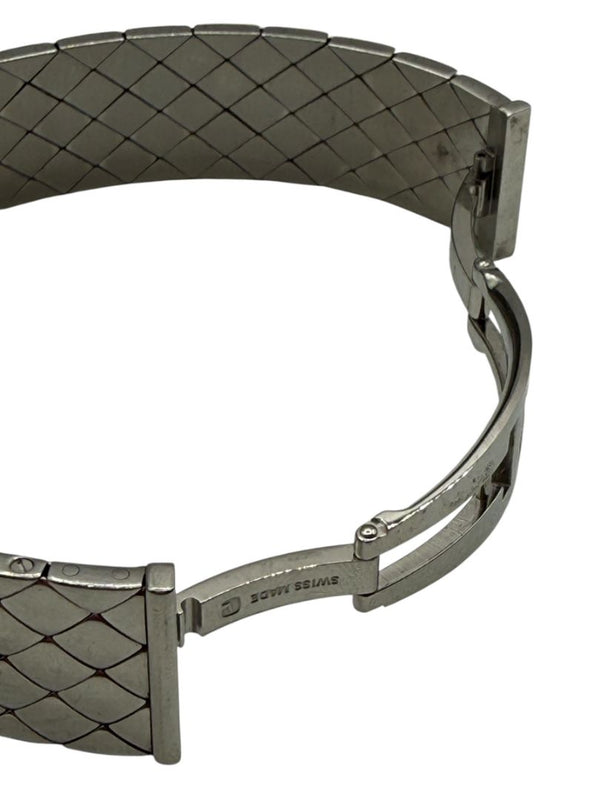 Chanel Matelassé Diamond Bezel Wristwatch