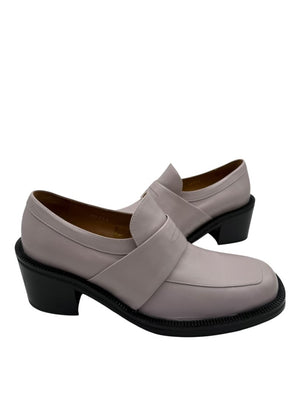 Dries Van Noten Block Heel Leather Loafers – Size 39.5
