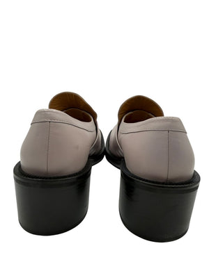 Dries Van Noten Block Heel Leather Loafers – Size 39.5