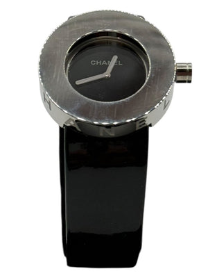 Chanel La Ronde Black Patent Leather Watch H0579 – Stainless Steel – 29mm