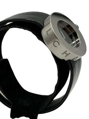Chanel La Ronde Black Patent Leather Watch H0579 – Stainless Steel – 29mm