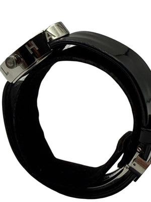 Chanel La Ronde Black Patent Leather Watch H0579 – Stainless Steel – 29mm