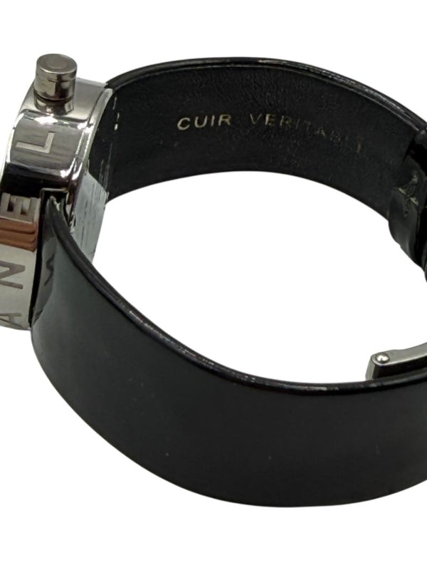 Chanel La Ronde Black Patent Leather Watch H0579 – Stainless Steel – 29mm