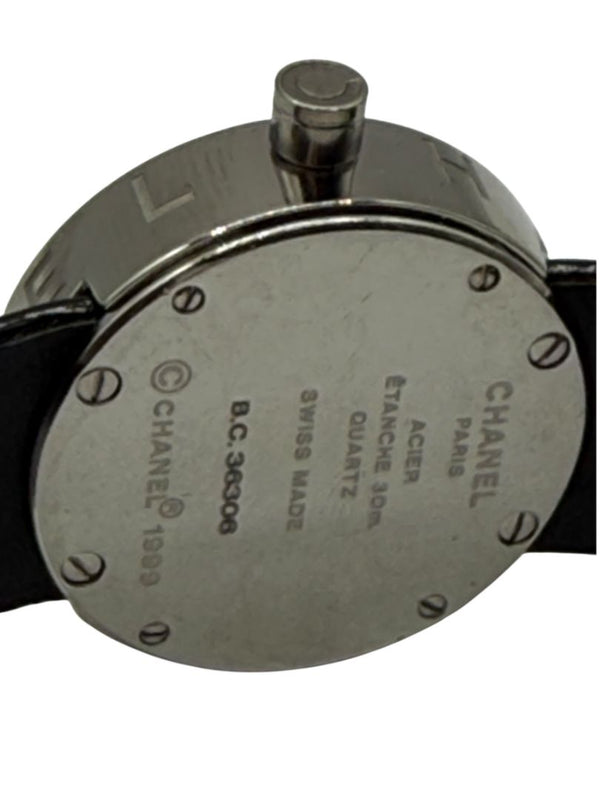 Chanel La Ronde Black Patent Leather Watch H0579 – Stainless Steel – 29mm