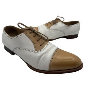 Gravati Two-Tone Leather Oxford Shoes – Women’s 9.5