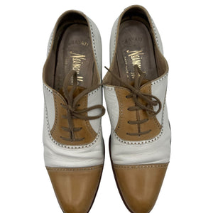 Gravati Two-Tone Leather Oxford Shoes – Women’s 9.5