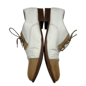 Gravati Two-Tone Leather Oxford Shoes – Women’s 9.5