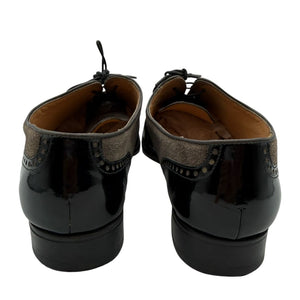 Gravati Two-Tone Suede & Patent Leather Oxfords – 9.5