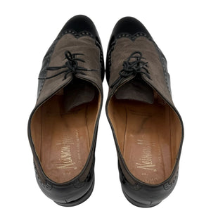 Gravati Two-Tone Suede & Patent Leather Oxfords – 9.5