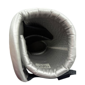 Chanel Black Leather CC Plaque Biker Boots – Runway Winter 2003 – Size EU 40