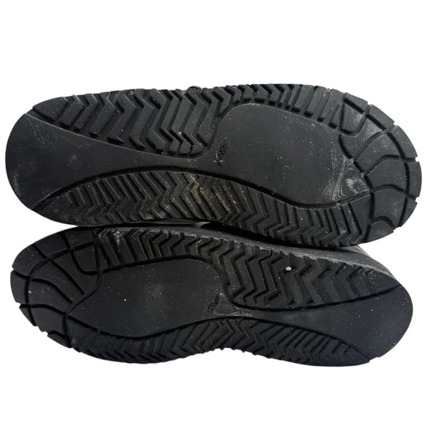 Chanel Black Leather CC Plaque Biker Boots – Runway Winter 2003 – Size EU 40