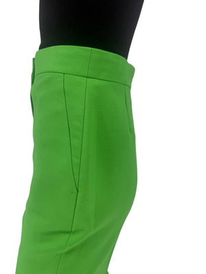 Alexander McQueen Neon Green Tailored Cigarette Pants – Size IT 40