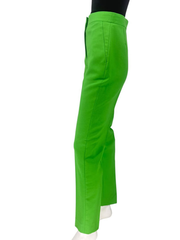 Alexander McQueen Neon Green Tailored Cigarette Pants – Size IT 40
