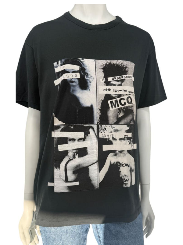 Alexander McQueen “MCQ Underground” Graphic T-Shirt – Size S Men's