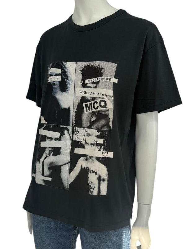 Alexander McQueen “MCQ Underground” Graphic T-Shirt – Size S Men's