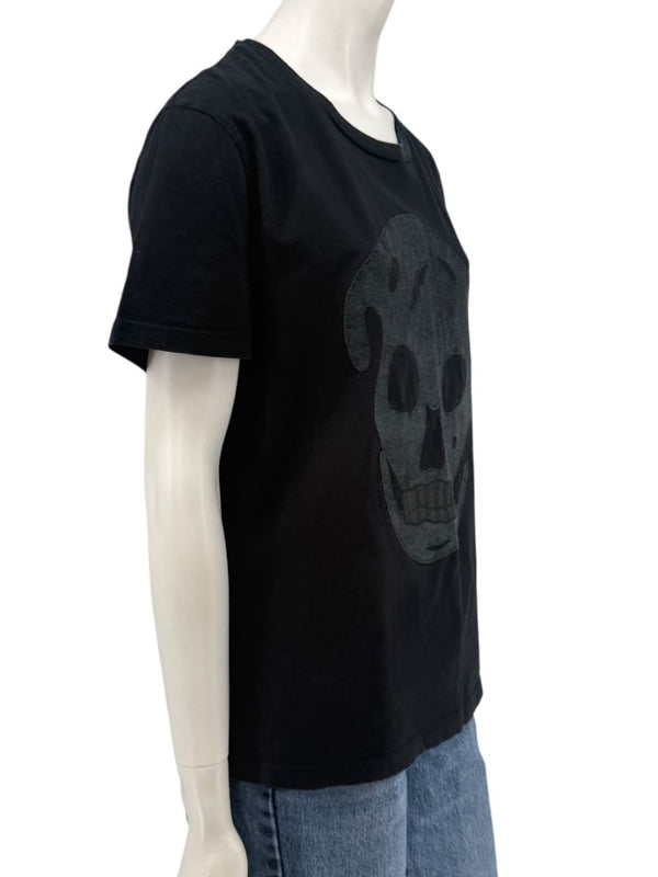 Alexander McQueen Oversized Skull Appliqué T-Shirt – Size M Men's