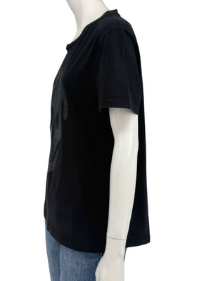 Alexander McQueen Oversized Skull Appliqué T-Shirt – Size M Men's