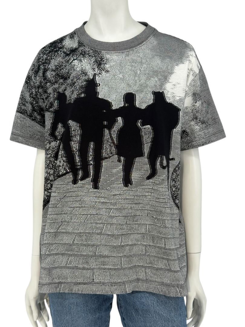 Louis Vuitton SS 19 Virgil Abloh Wizard of Oz Black Brick Road Jacquard Knit T