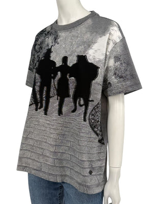 Louis Vuitton SS 19 Virgil Abloh Wizard of Oz Black Brick Road Jacquard Knit T