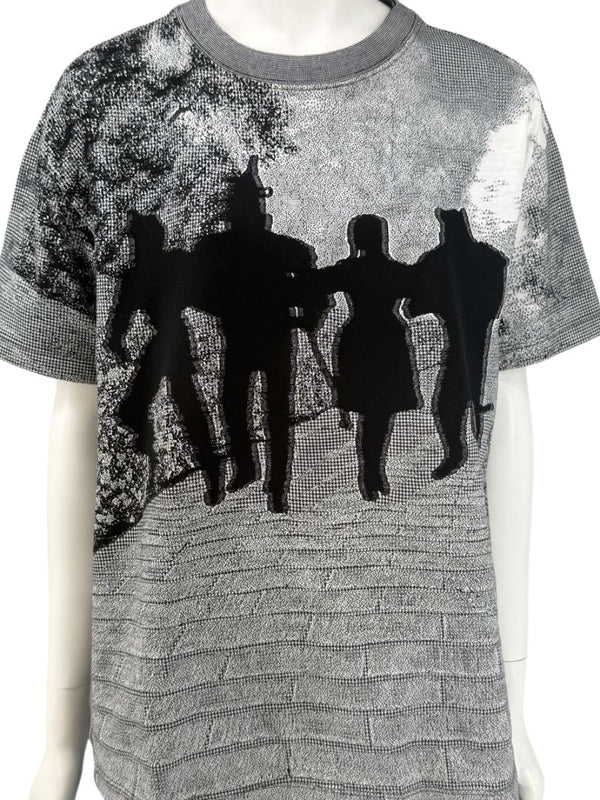 Louis Vuitton SS 19 Virgil Abloh Wizard of Oz Black Brick Road Jacquard Knit T