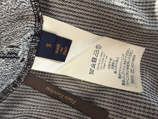 Louis Vuitton SS 19 Virgil Abloh Wizard of Oz Black Brick Road Jacquard Knit T