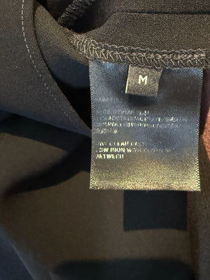 Lafayette 148 New York Black Long Sleeve Shirt Dress – Size M